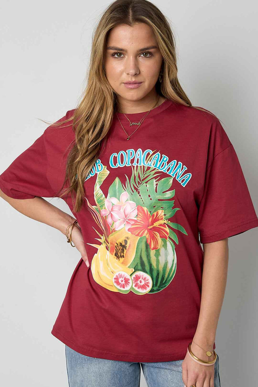 Copacabana Bloom Oversized T-Shirt