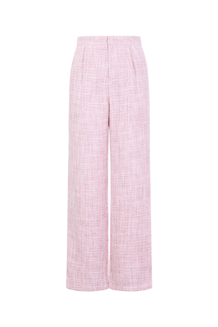 Elegant Checkered Straight Pants for Fall/Winter