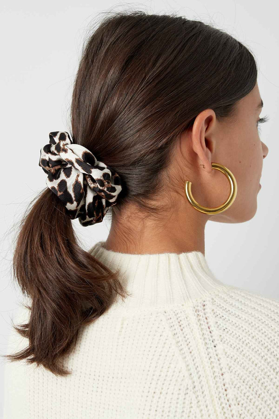 Scrunchie wild tiger set – Bruin