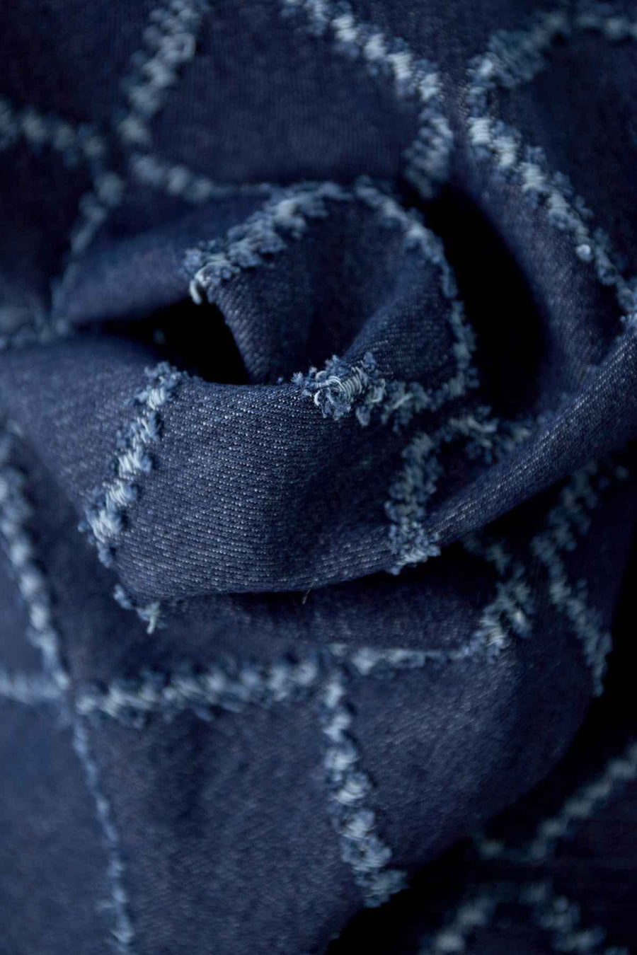 Plaid Top – Indigo