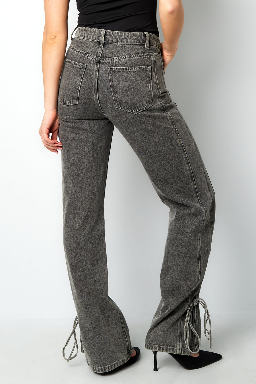 Stylish All-Fit Denim Pants in Grey & Blue