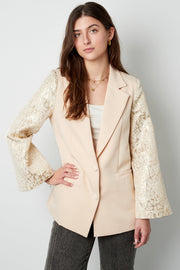 Blush Affair Lace Blazer - ByFTE