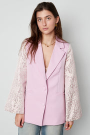 Blush Affair Lace Blazer - ByFTE