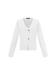 Elegant Viscose Knit Cardigan for Fall/Winter