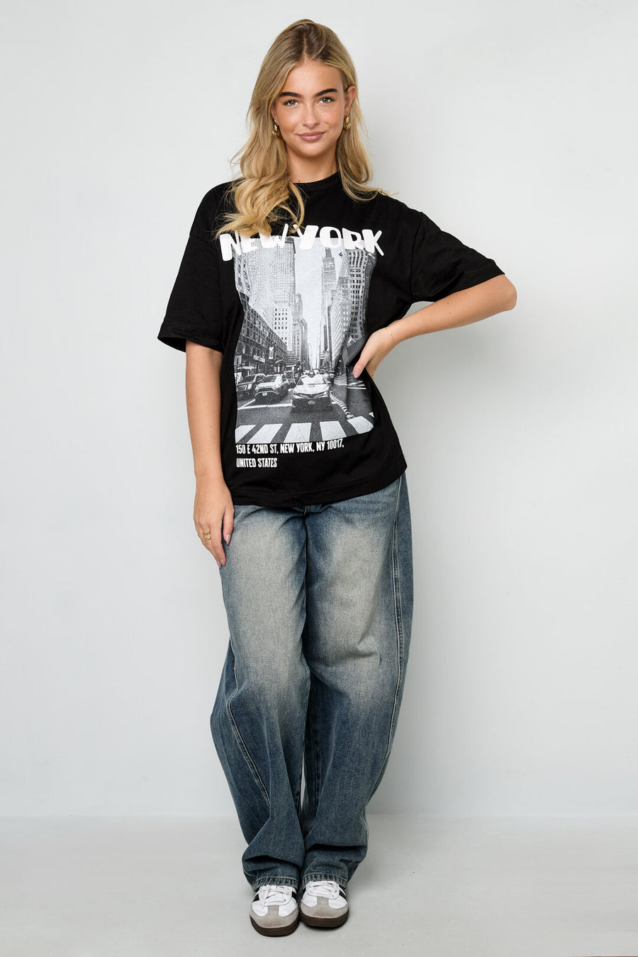 Midnight Skyline Oversized T-Shirt - ByFTE