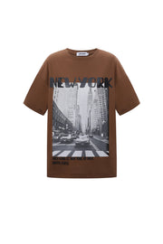 Midnight Skyline Oversized T-Shirt - ByFTE