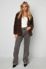 Elegant Woven Polyester Jacket for Fall/Winter