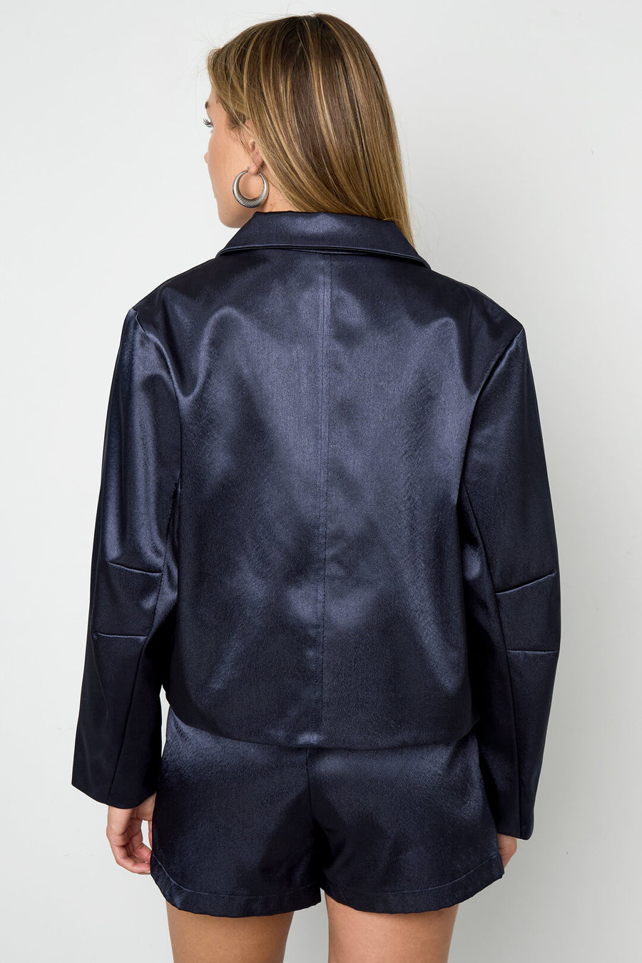 Paris After Dark Satin Bomber Jacket - ByFTE