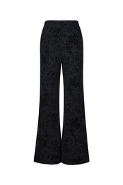 Sexy Floral Flared Pants for Fall Winter