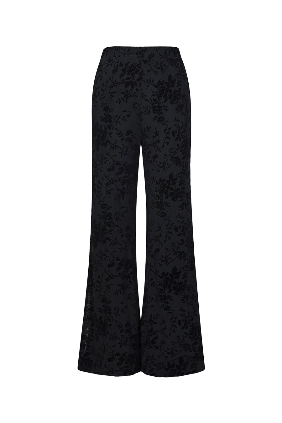 Sexy Floral Flared Pants for Fall Winter