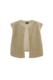 Woven Polyester Fiber Vrouwen Vest Casual Solid Color Fall/Winter