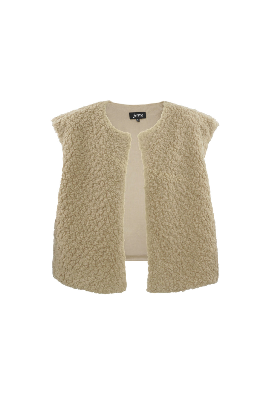 Woven Polyester Fiber Vrouwen Vest Casual Solid Color Fall/Winter