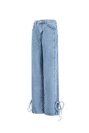 Stylish All-Fit Denim Pants in Grey & Blue
