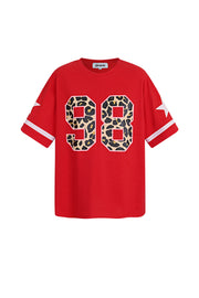 Soft Cotton T-Shirts for Women in Pink, Red & White