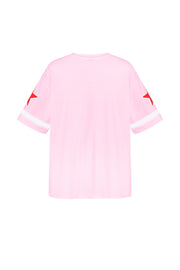 Soft Cotton T-Shirts for Women in Pink, Red & White