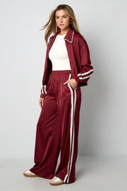 Stylish Fall/Winter 2-Piece Set Straight Pants