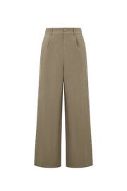 Elegant Wide Leg Pants for Women - All Fit, Mid Waist