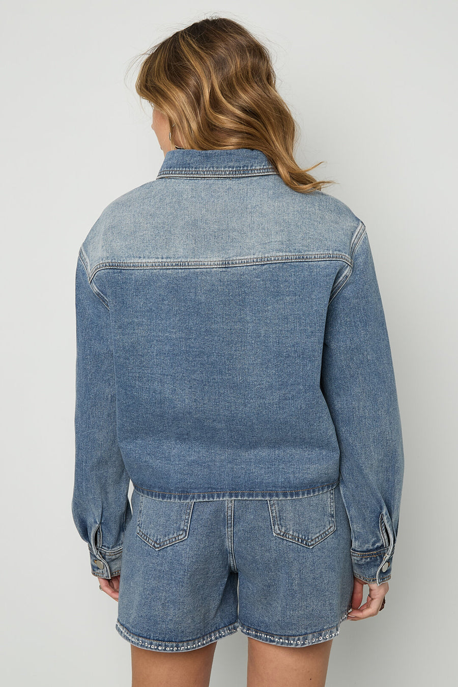 Coastline Blue Denim Jacket - ByFTE