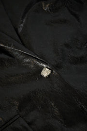 After Dark Faux Leather Blazer - ByFTE