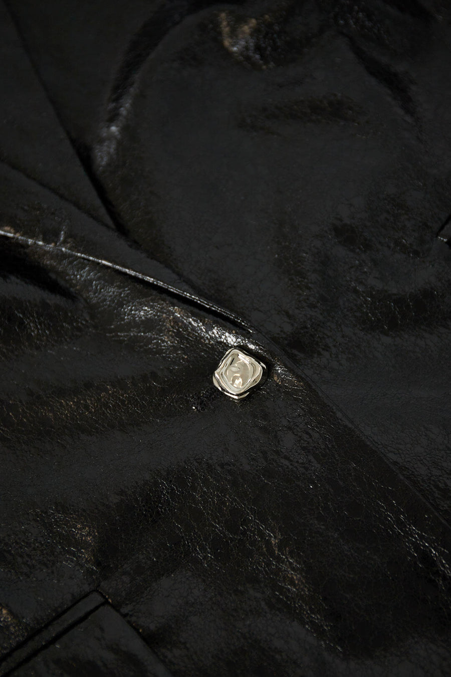 After Dark Faux Leather Blazer - ByFTE