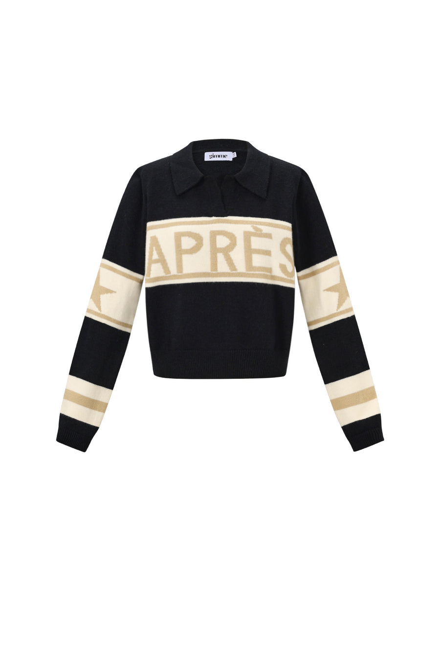 Chic Lettered Knit Sweater for Cozy Fall Style
