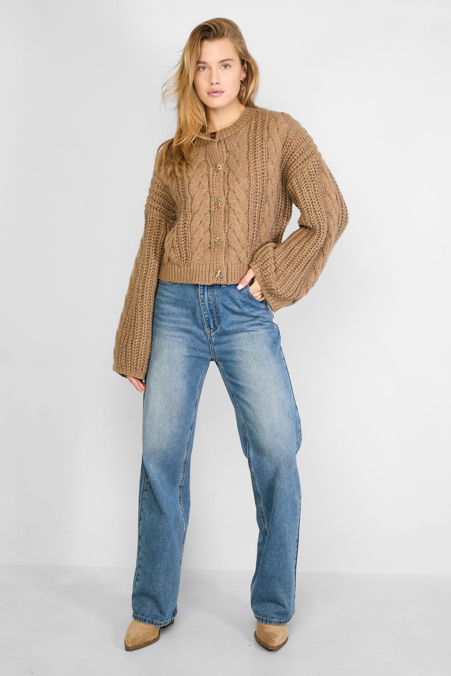 Elegant All-Season Knit Cardigan for Women