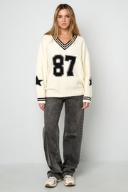 Gimme Cozy Color Clash Knit Sweaters for Fall/Winter