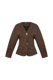 Elegant Women's Woven Suit Set for Fall/Winter