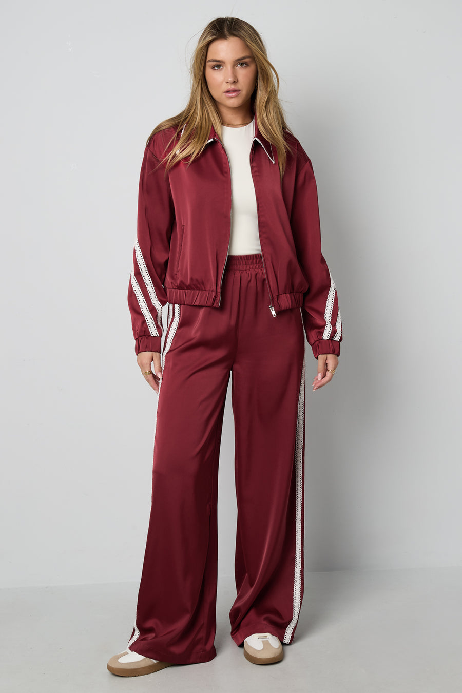 Gimme Sporty Color Clash Jacket & Coat Set for Fall/Winter
