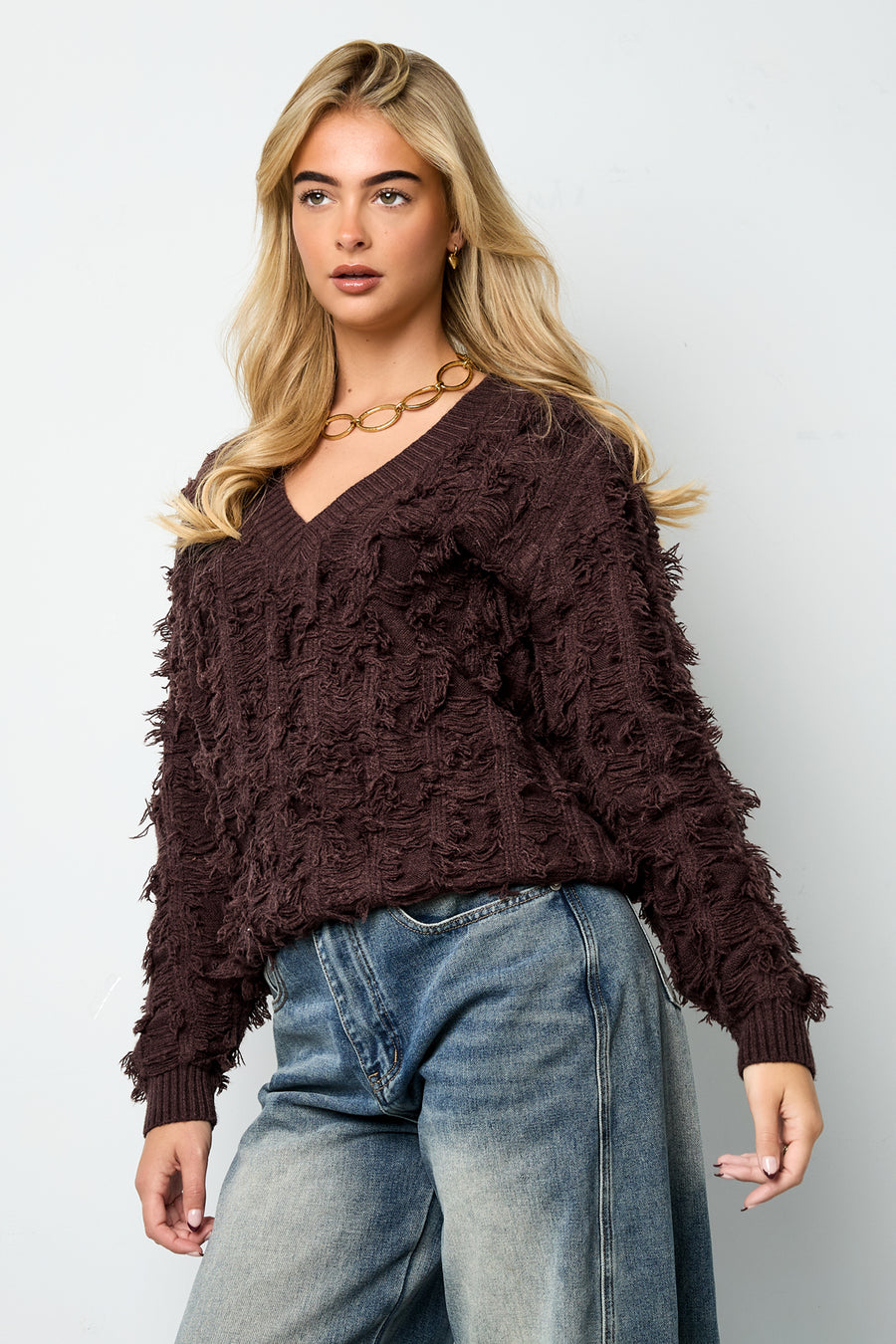 Stylish Fall Knit Sweater for Cozy Winter