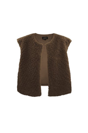 Woven Polyester Fiber Vrouwen Vest Casual Solid Color Fall/Winter