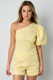 Elegant Floral Print Shorts for Spring/Summer
