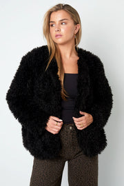 Elegant Woven Polyester Jacket for Fall/Winter