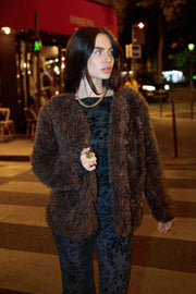 Elegant Woven Polyester Jacket for Fall/Winter