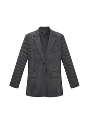 Elegant Striped Ladies' Suit Set for Fall/Winter