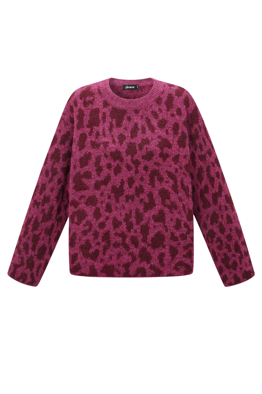Stylish Leopard Print Knit Sweater for Fall/Winter