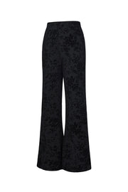 Sexy Floral Flared Pants for Fall Winter