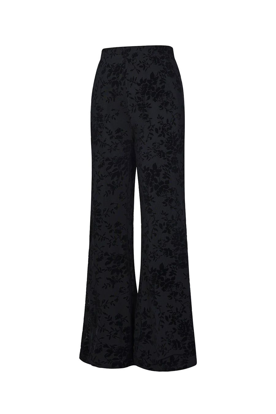 Sexy Floral Flared Pants for Fall Winter