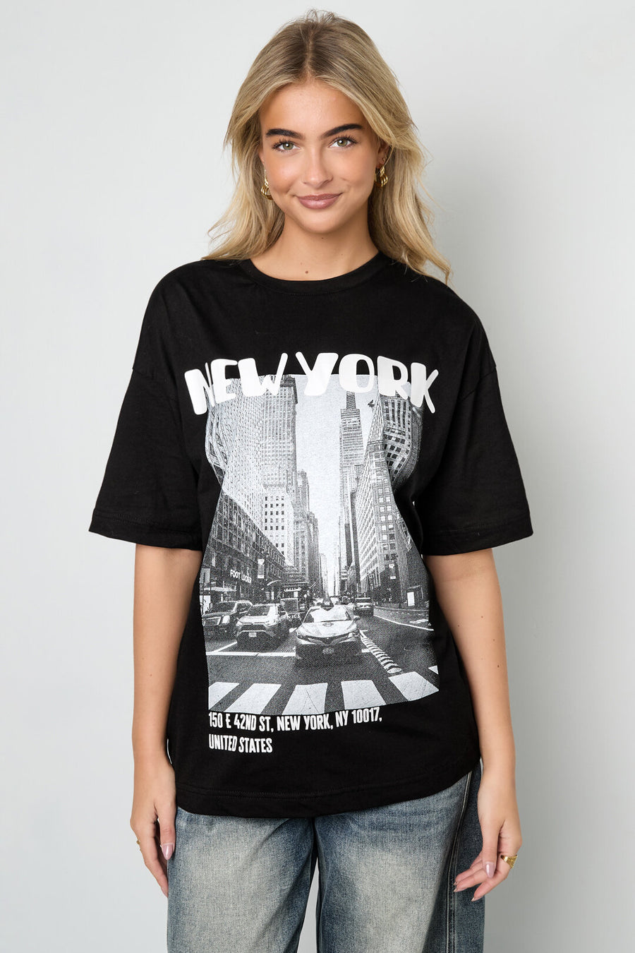 Midnight Skyline Oversized T-Shirt - ByFTE