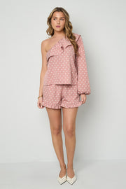 Elegant 2-Piece Set with Polka Dots for Spring/Summer