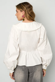 Written In Bloom Cotton Blouse - ByFTE