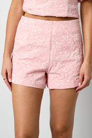 Elegant Floral Print Shorts for Spring/Summer