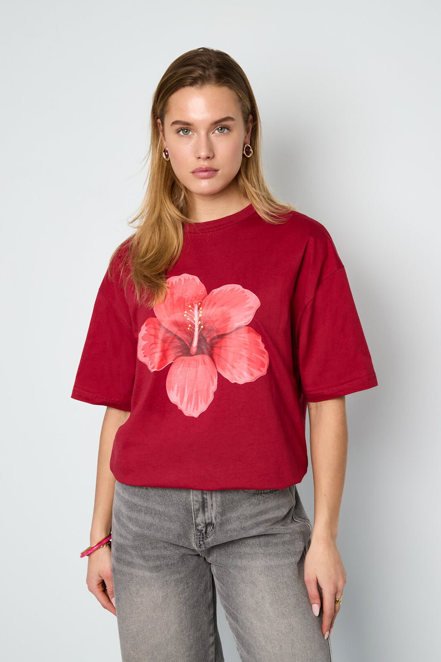Bloom With Me Oversized T-Shirt - ByFTE