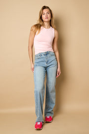 Elegant Knitted Sleeveless Top for All Shapes