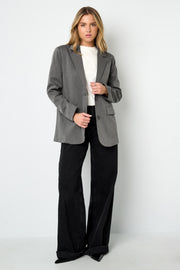 Elegant Ladies' Suit Set in Grey & Coffee Brown for Fall/Winter