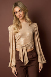 Sexy Knitted Long Sleeve Top for Fall/Winter