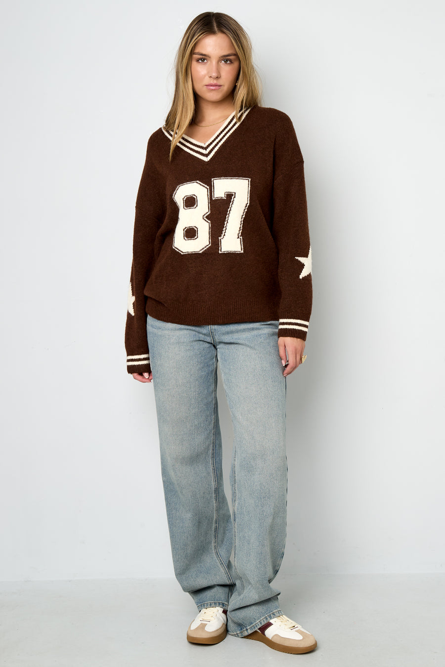 Gimme Cozy Color Clash Knit Sweaters for Fall/Winter