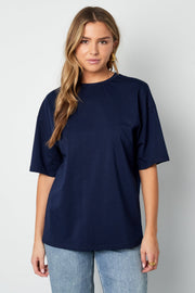 All-Fit Knitted Cotton T-Shirt in Vibrant Colors