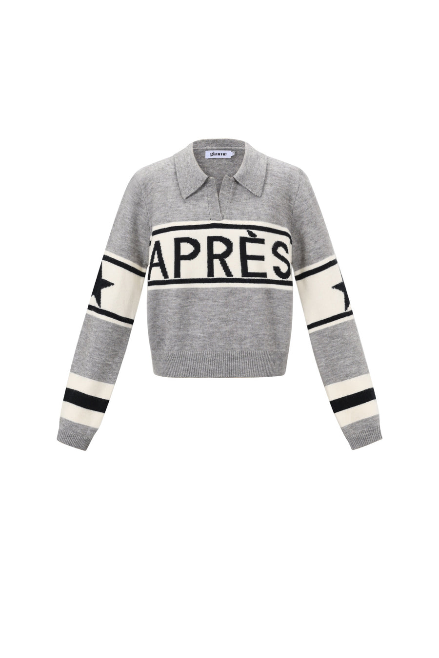 Chic Lettered Knit Sweater for Cozy Fall Style