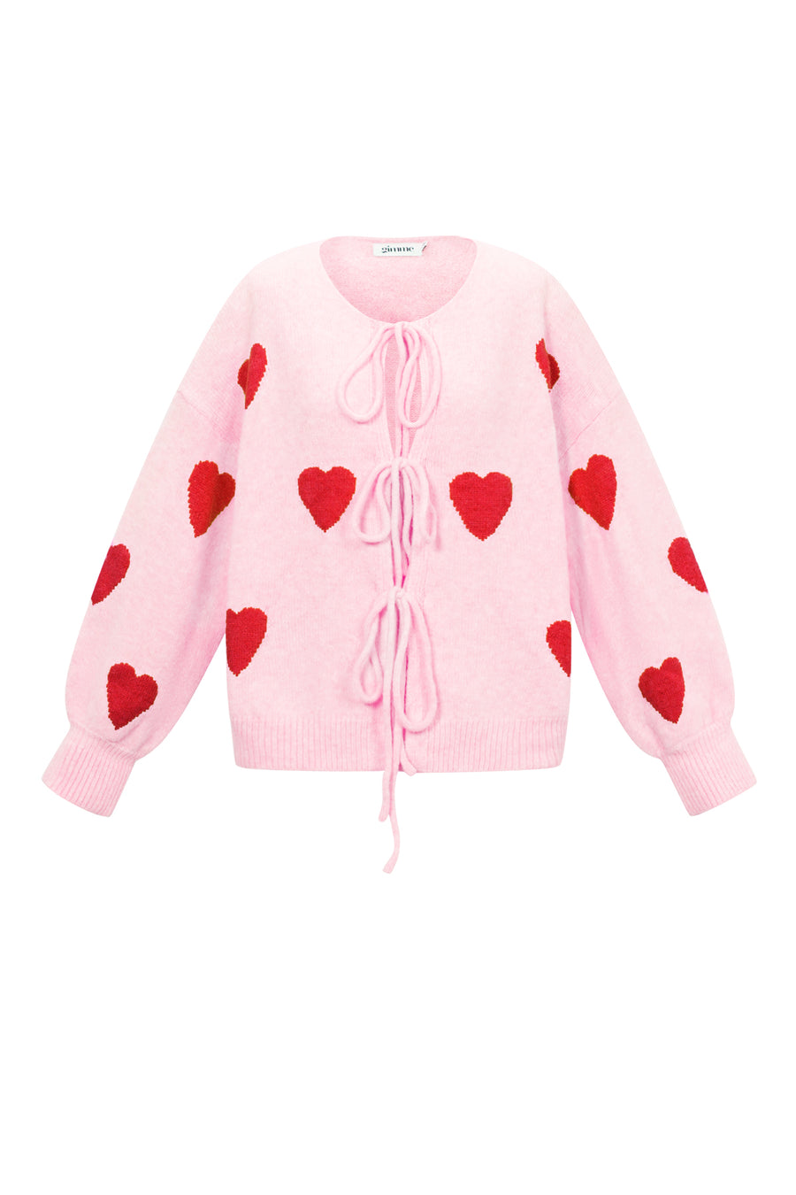 Cute Heart Knit Cardigan for Spring/Summer